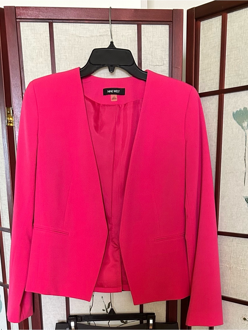 Nine West Hot Pink Blazer Jacket